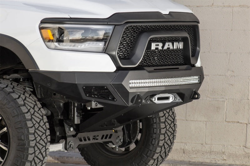 Addictive Desert Designs 2019 Ram Rebel 1500 Stealth Fighter Fr Bumper w/Winch&Parking Sensor Mounts AJ-USA, Inc