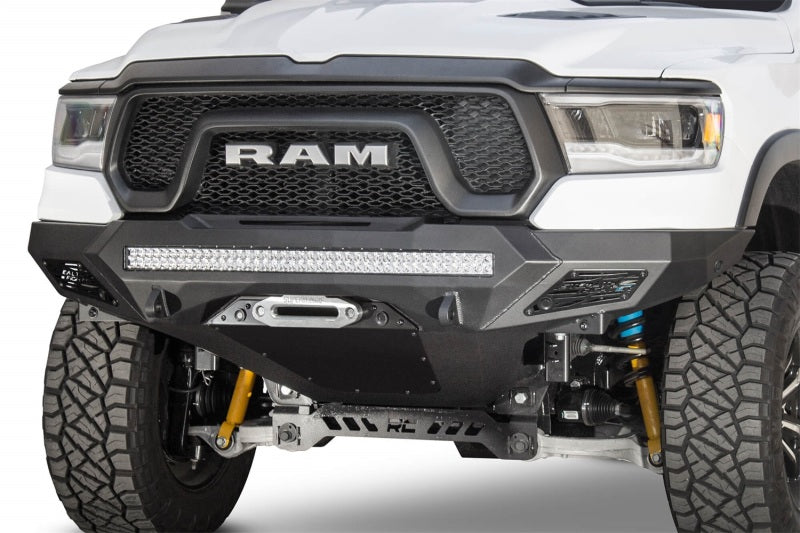 Addictive Desert Designs 2019 Ram Rebel 1500 Stealth Fighter Fr Bumper w/Winch&Parking Sensor Mounts AJ-USA, Inc