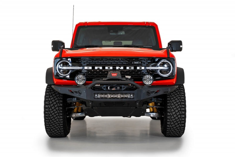 Addictive Desert Designs 2021+ Ford Bronco Rock Fighter Front Bumper - Hammer Black AJ-USA, Inc