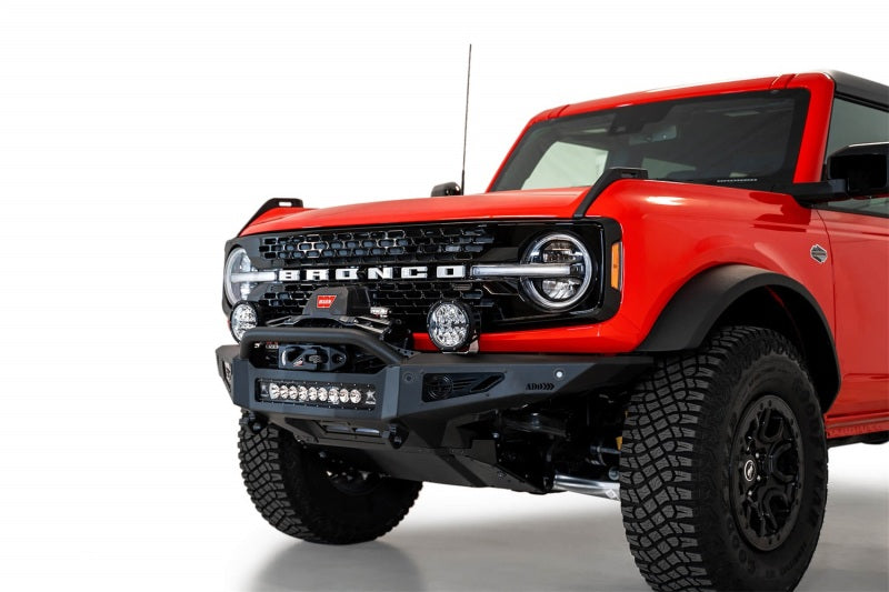 Addictive Desert Designs 2021+ Ford Bronco Rock Fighter Front Bumper - Hammer Black AJ-USA, Inc