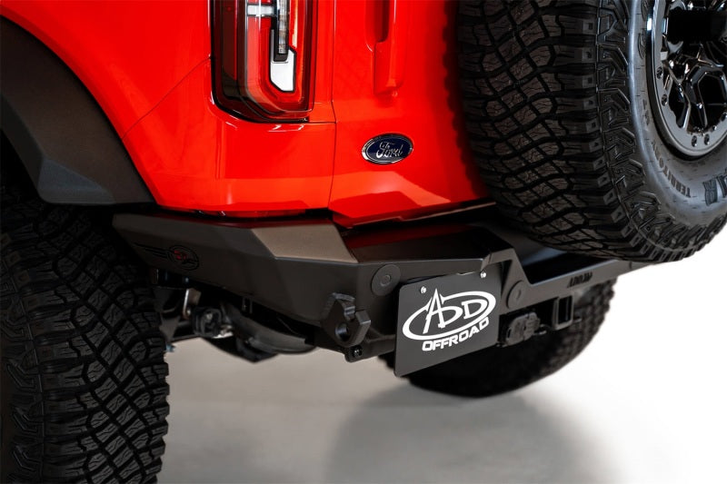 Addictive Desert Designs 2021+ Ford Bronco Rock Fighter Rear Bumper - Hammer Black AJ-USA, Inc