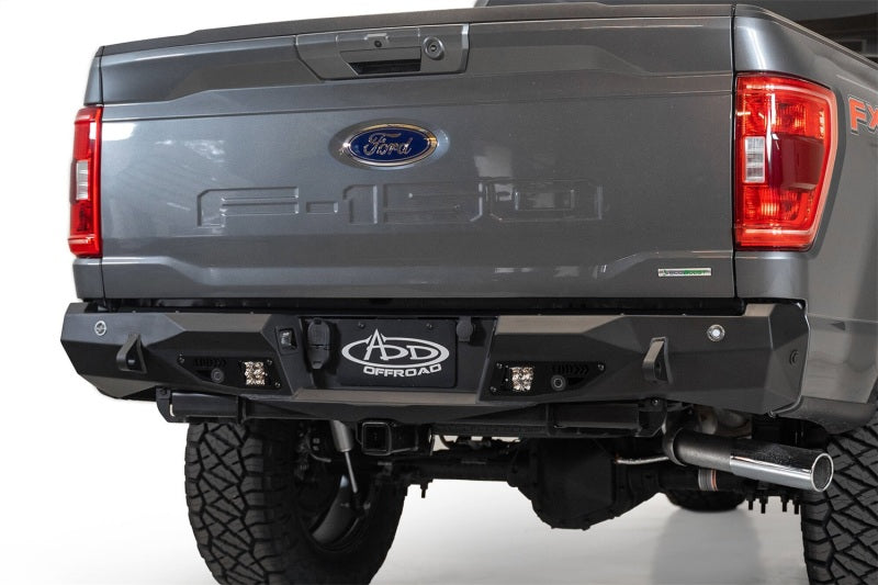 Addictive Desert Designs 2021 Ford F-150 Stealth Fighter Rear Bumper w/ Back up Sensors AJ-USA, Inc