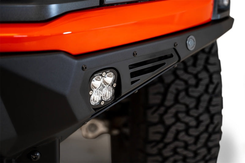 Addictive Desert Designs 2021+ Ford Raptor Bomber Front Bumper w/ 3 Baja Designs LP6 Light Mounts AJ-USA, Inc