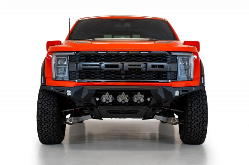 Addictive Desert Designs 2021+ Ford Raptor Bomber Front Bumper w/ 3 Baja Designs LP6 Light Mounts AJ-USA, Inc