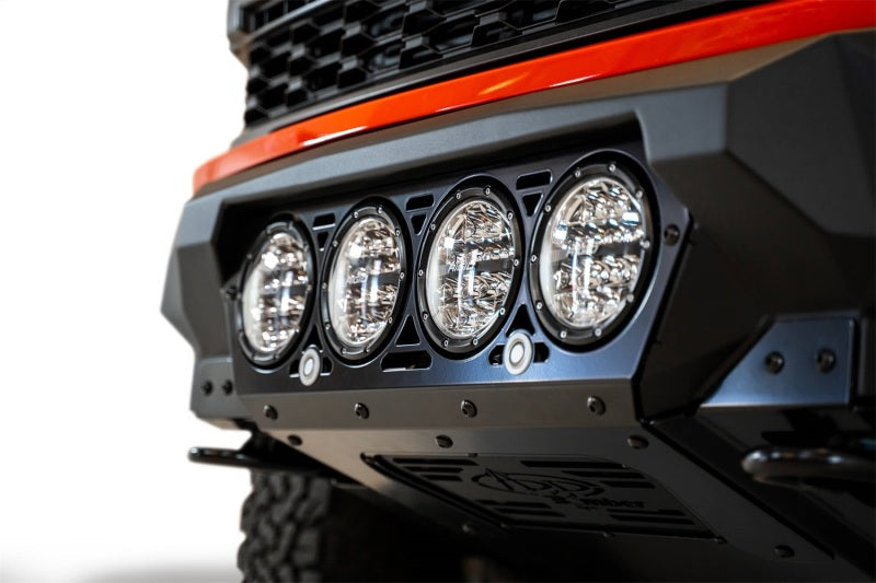 Addictive Desert Designs 2021+ Ford Raptor Bomber Front Bumper w/ 4 Rigid 360 6in Light Mounts AJ-USA, Inc