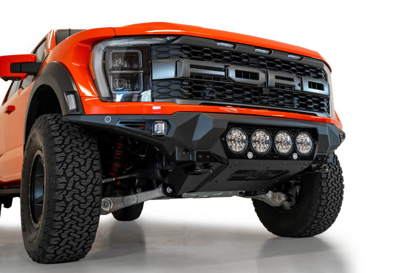 Addictive Desert Designs 2021+ Ford Raptor Bomber Front Bumper w/ 4 Rigid 360 6in Light Mounts AJ-USA, Inc