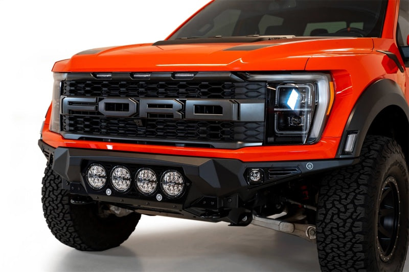 Addictive Desert Designs 2021+ Ford Raptor Bomber Front Bumper w/ 4 Rigid 360 6in Light Mounts AJ-USA, Inc