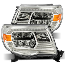 Load image into Gallery viewer, AlphaRex 05-11 Toyota Tacoma LUXX Crystal Headlights Plank Style Chrome w/Activation Light/DRL AJ-USA, Inc