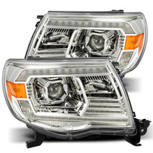 Load image into Gallery viewer, AlphaRex 05-11 Toyota Tacoma LUXX LED Projector Headlights Plank Style Chrome w/Activation Light/DRL AJ-USA, Inc