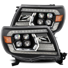 Load image into Gallery viewer, AlphaRex 05-11 Toyota Tacoma NOVA LED Projector Headlights Plank Style Alpha Black w/Activ Light/DRL AJ-USA, Inc