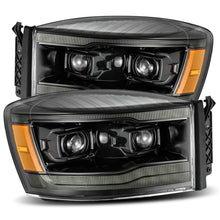 Load image into Gallery viewer, AlphaRex 06-08 Dodge Ram 1500HD LUXX LED Projector Headlights Plank Style Alpha Blk w/Seq Signal/DRL AJ-USA, Inc