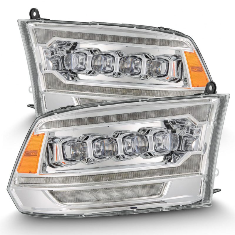 AlphaRex 09-18 Ram 2500 NOVA LED Proj Headlights Plank Style Chrome w/Activ Light/Seq Signal/DRL AJ-USA, Inc