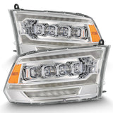 AlphaRex 09-18 Ram 2500 NOVA LED Proj Headlights Plank Style Chrome w/Activ Light/Seq Signal/DRL