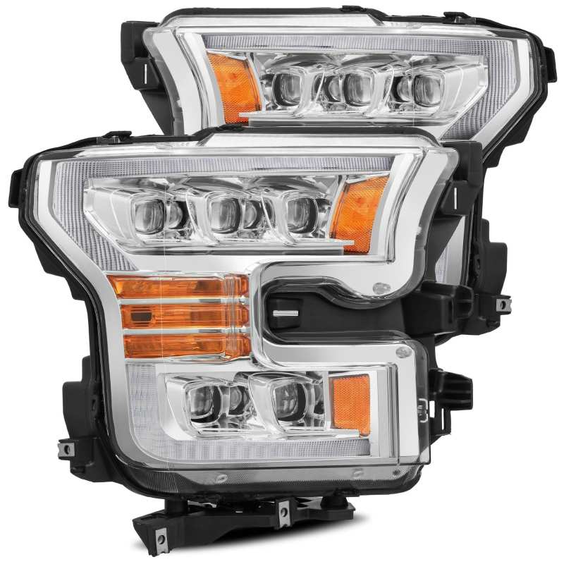 AlphaRex 11-16 Ford F-350 SD NOVA LED Proj Headlights Plank Style Chrm w/Activ Light/Seq Signal AJ-USA, Inc