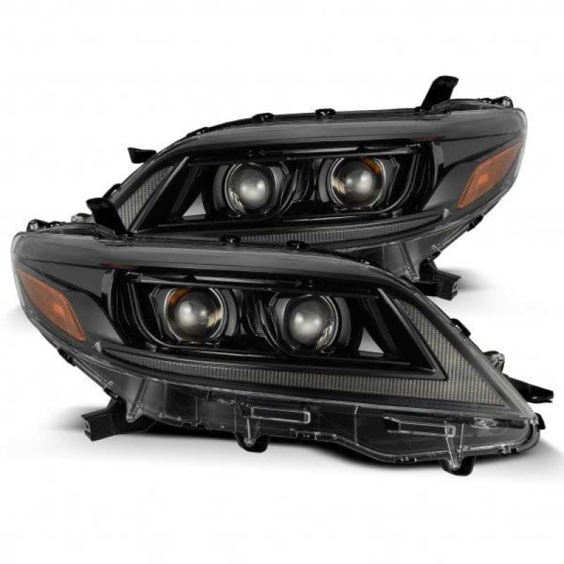 AlphaRex 11-21 Toyota Sienna LUXX LED Proj Headlights Plank Style Alpha Black w/Seq Signal/DRL AJ-USA, Inc