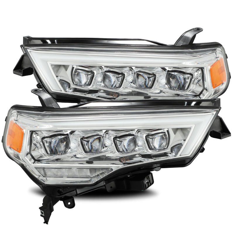 AlphaRex 14-20 Toyota 4Runner NOVA LED Projector Headlights Plank Style Chrome w/Activation Light AJ-USA, Inc