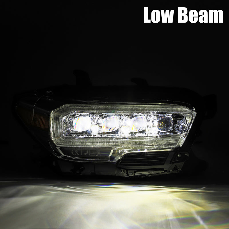 AlphaRex 16-20 Toyota Tacoma NOVA LED Projector Headlights Plank Style Chrome w/Activation Light AJ-USA, Inc