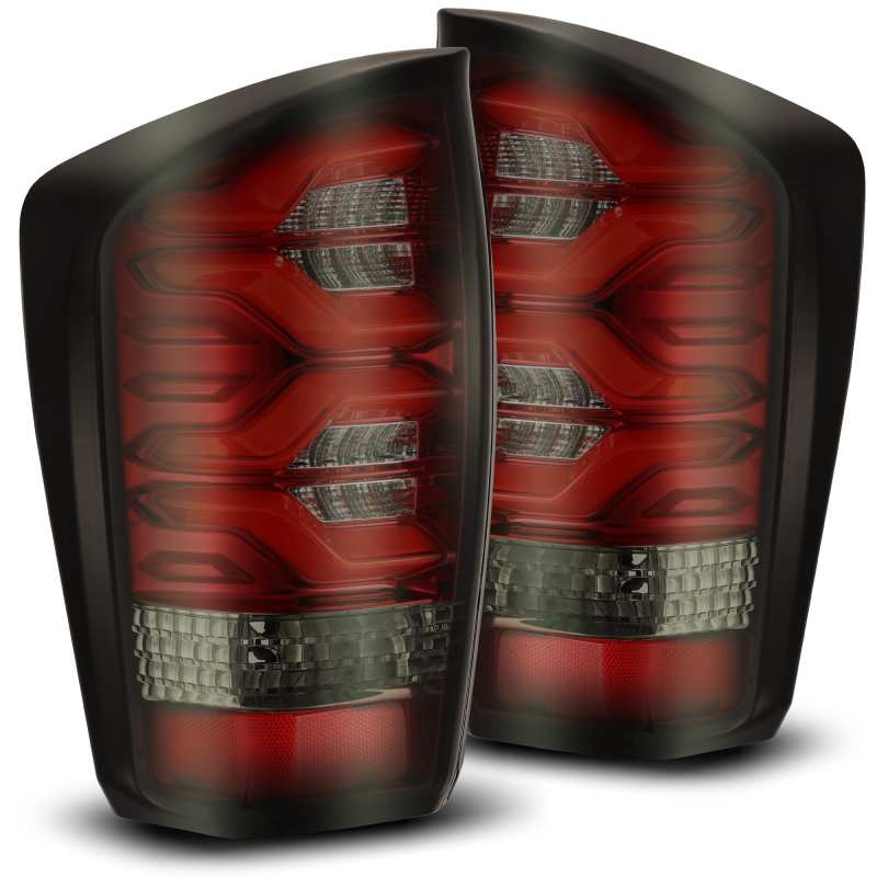 AlphaRex 16-20 Toyota Tacoma PRO-Series LED Tail Lights Red Smoke AJ-USA, Inc