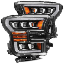 Load image into Gallery viewer, AlphaRex 17-20 Ford Raptor NOVA LED Proj Headlights Plank Style Matte Black w/Activ Light/Seq Signal AJ-USA, Inc