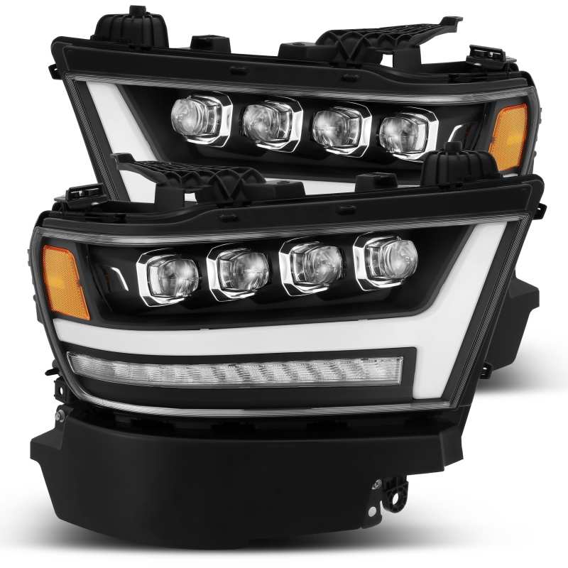 AlphaRex 19-20 Ram 1500HD NOVA LED Proj Headlight Plank Style Matte Blk w/Activ Light/Seq Signal/DRL AJ-USA, Inc