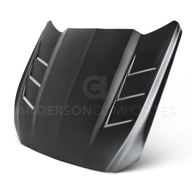 Anderson Composites 15-16 Ford Mustang (Excl. GT350/GT350R) Fiberglass Heat Extractor Hood AJ-USA, Inc