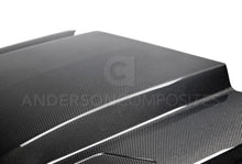 Load image into Gallery viewer, Anderson Composites 15-17 Ford Mustang (Excl. GT350/GT350R) Double Sided Carbon Fiber Cowl Hood AJ-USA, Inc