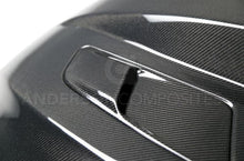 Load image into Gallery viewer, Anderson Composites 15-17 Ford Mustang (Excl. GT350/GT350R) Double Sided Carbon Fiber Cowl Hood AJ-USA, Inc