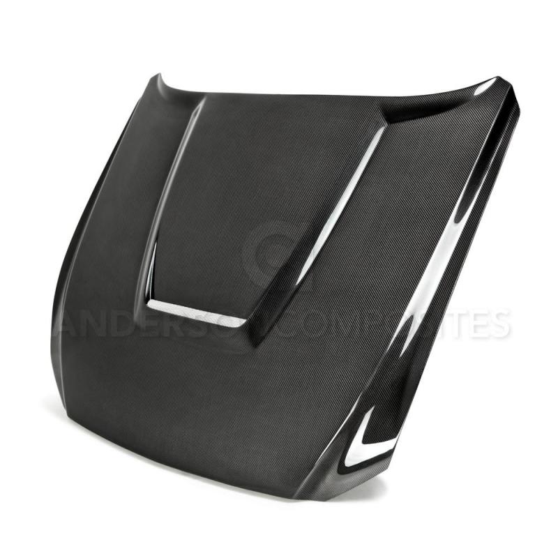 Anderson Composites 15-17 Ford Mustang (Excl. GT350/GT350R) Double Sided Hood AJ-USA, Inc