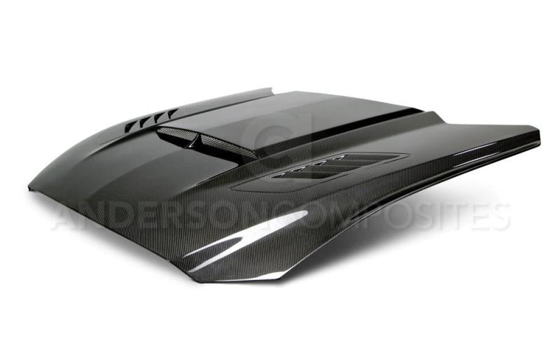 Anderson Composites 15-17 Ford Mustang (Excl. GT350/GT350R) Ram Air Double Sided Hood AJ-USA, Inc