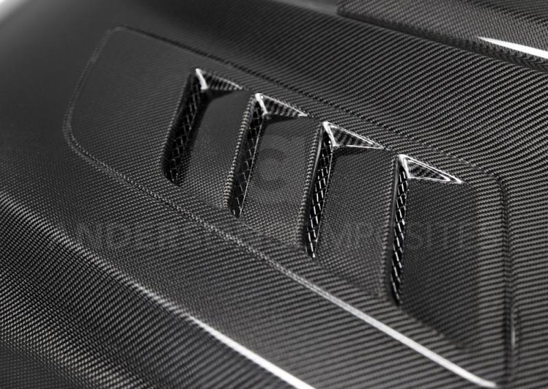 Anderson Composites 15-17 Ford Mustang (Excl. GT350/GT350R) Ram Air Double Sided Hood AJ-USA, Inc