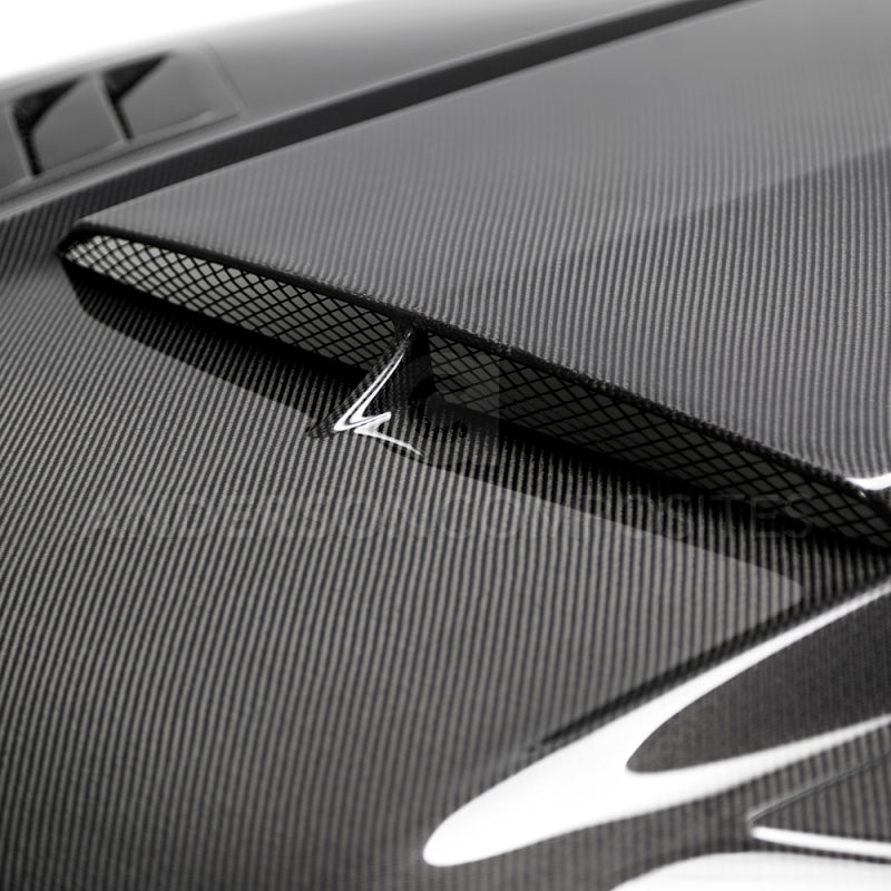 Anderson Composites 2018-2019 Ford Mustang Ram Air Double Sided Carbon Fiber Hood AJ-USA, Inc