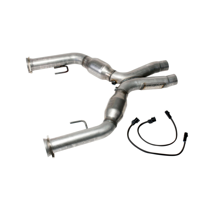 BBK 05-10 Mustang 4.6 Short Mid X Pipe With Catalytic Converters 2-3/4 For BBK Long Tube Headers AJ-USA, Inc