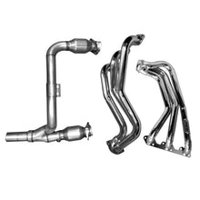 Load image into Gallery viewer, BBK 07-11 Jeep 3.8 V6 Long Tube Exhaust Headers And Y Pipe And Converters - 1-5/8 Chrome AJ-USA, Inc