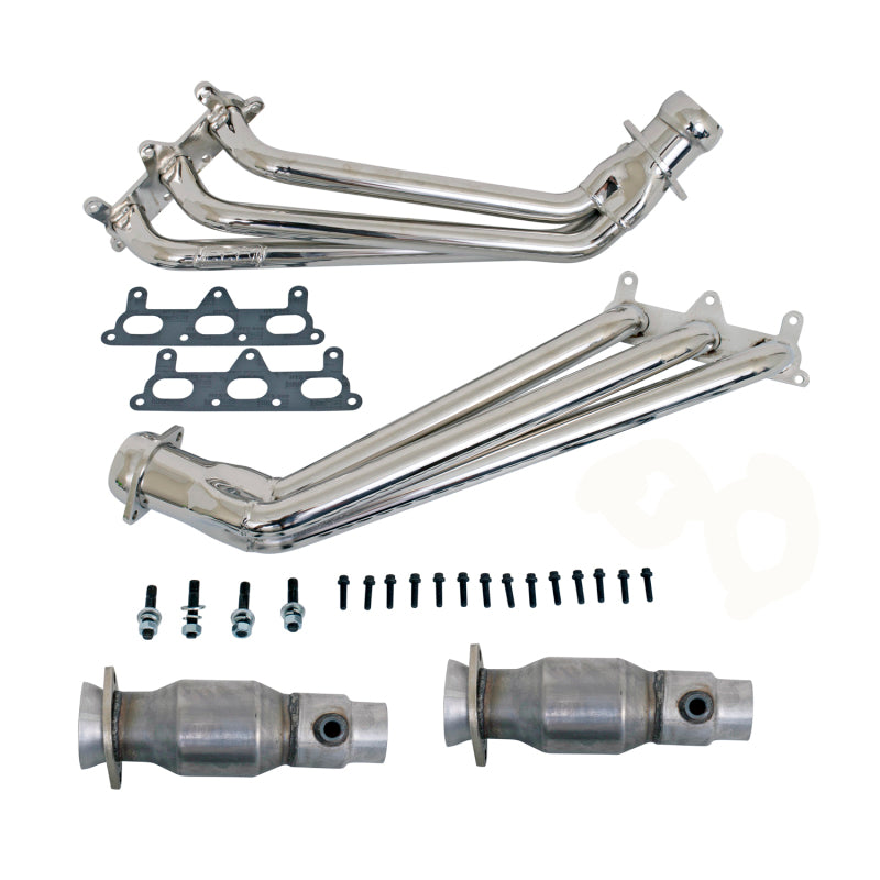 BBK 10-11 Camaro V6 Long Tube Exhaust Headers With Converters - 1-5/8 Chrome AJ-USA, Inc