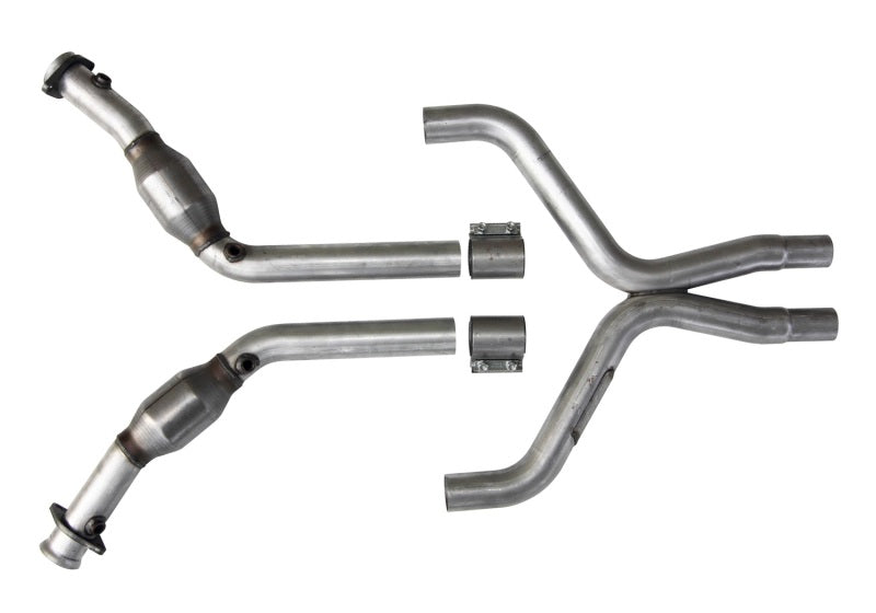 BBK 11-14 Mustang 3.7 V6 High Flow X Pipe With Catalytic Converters - 2-1/2 AJ-USA, Inc