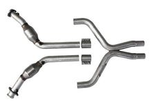 Load image into Gallery viewer, BBK 11-14 Mustang 3.7 V6 High Flow X Pipe With Catalytic Converters - 2-1/2 AJ-USA, Inc