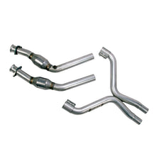 Load image into Gallery viewer, BBK 11-14 Mustang 3.7 V6 High Flow X Pipe With Catalytic Converters - 2-1/2 AJ-USA, Inc