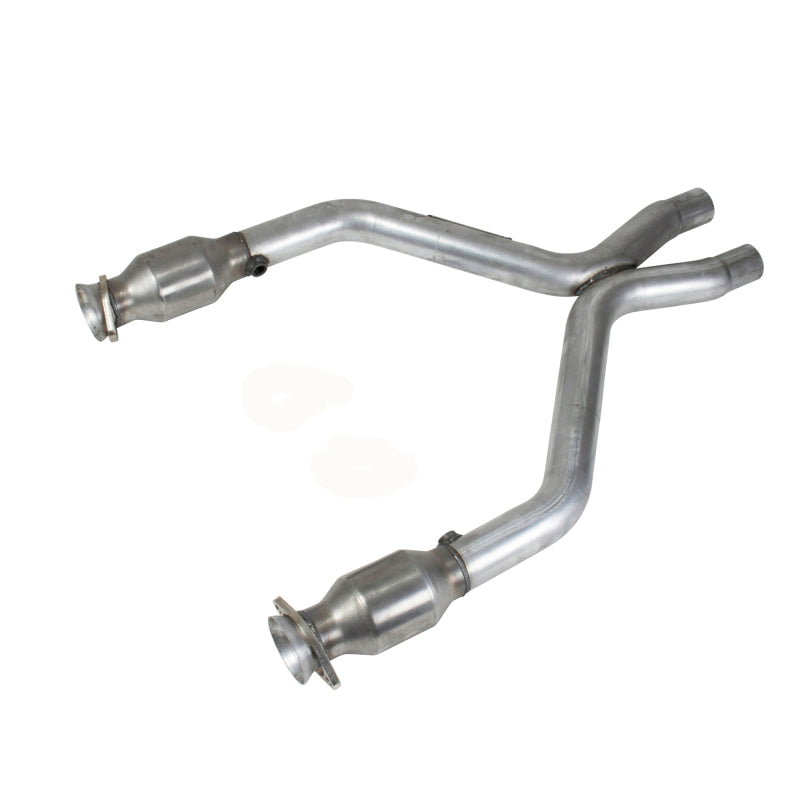 BBK 11-14 Mustang 3.7 V6 Short Mid X Pipe With Catalytic Converters 2-1/2 For BBK Long Tube Headers AJ-USA, Inc