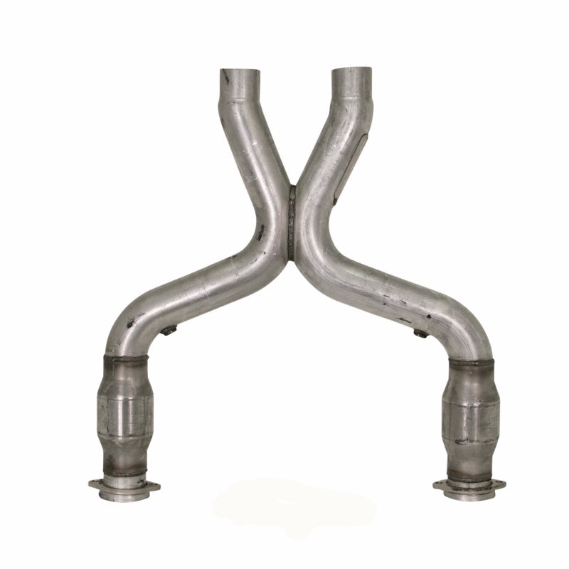 BBK 11-14 Mustang 5.0 Short Mid X Pipe With Catalytic Converters 3.0 For BBK Long Tube Headers AJ-USA, Inc