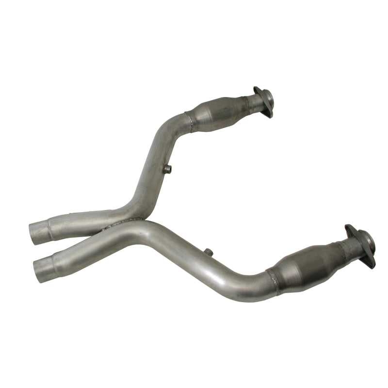 BBK 11-14 Mustang 5.0 Short Mid X Pipe With Catalytic Converters 3.0 For BBK Long Tube Headers AJ-USA, Inc