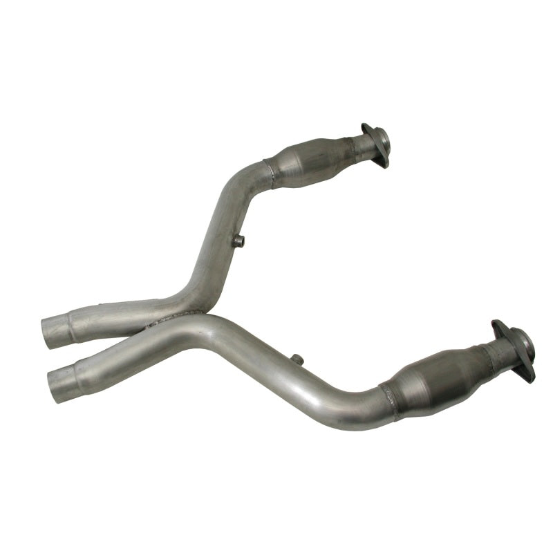 BBK 11-14 Mustang 5.0 Short Mid X Pipe With Catalytic Converters 3.0 For BBK Long Tube Headers AJ-USA, Inc