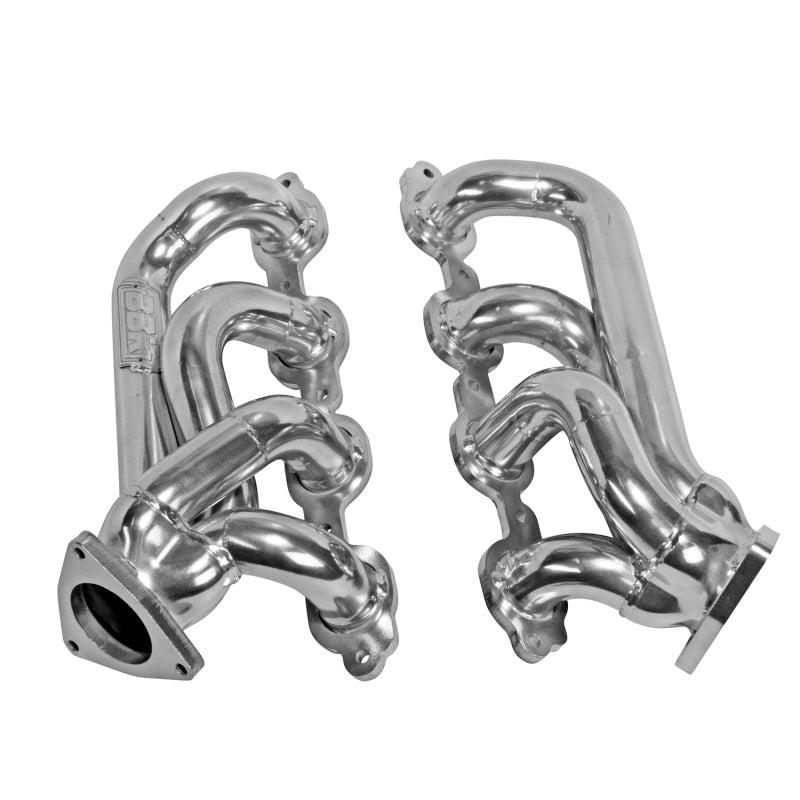 BBK 14-18 GM Truck 5.3/6.2 1 3/4in Shorty Tuned Length Headers - Polished Silver Ceramic AJ-USA, Inc