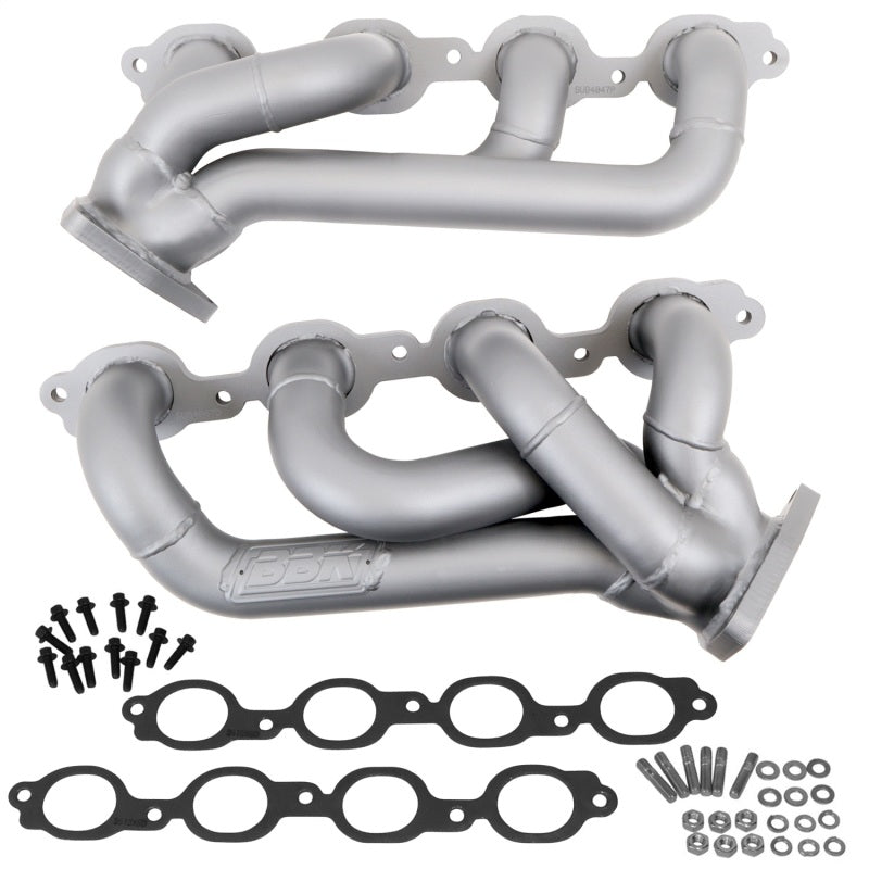 BBK 14-18 GM Truck 5.3/6.2 1 3/4in Shorty Tuned Length Headers - Titanium Ceramic AJ-USA, Inc