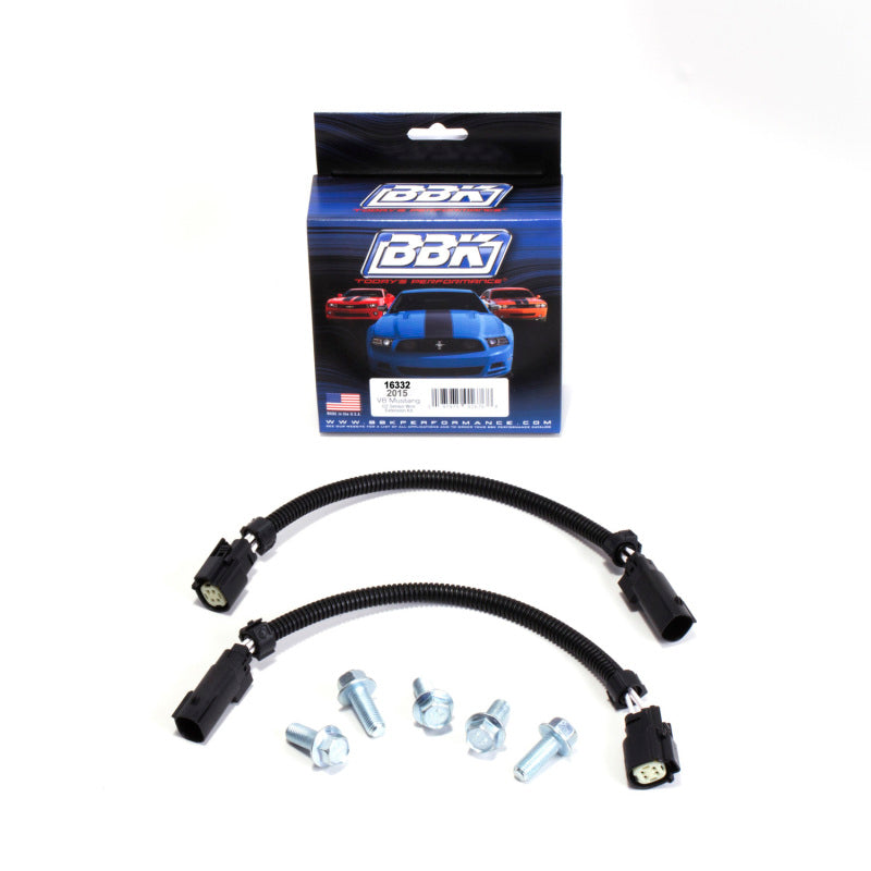 BBK 2015 Mustang GT V6 6-Pin Front O2 Sensor Wire Harness Extensions 12 (pair) And Bolt Kit AJ-USA, Inc