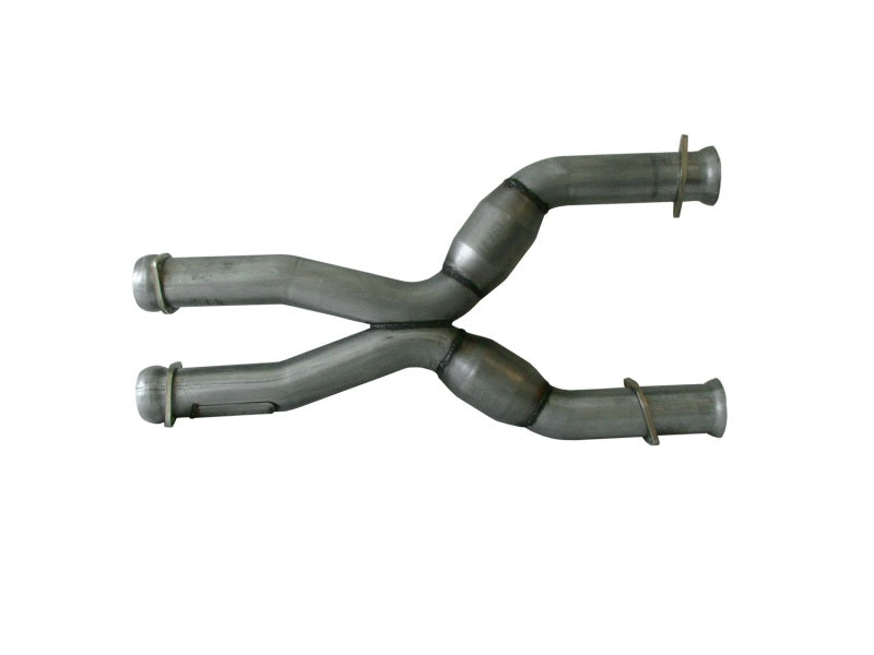 BBK 79-04 Mustang Coyote Swap Short Mid X Pipe w Catalytic Converters 3.0 For BBK Long Tube Headers AJ-USA, Inc