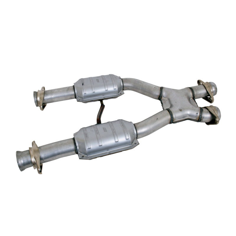 BBK 79-93 Mustang 5.0 Short Mid X Pipe With Catalytic Converters 2-1/2 For BBK Long Tube Headers AJ-USA, Inc