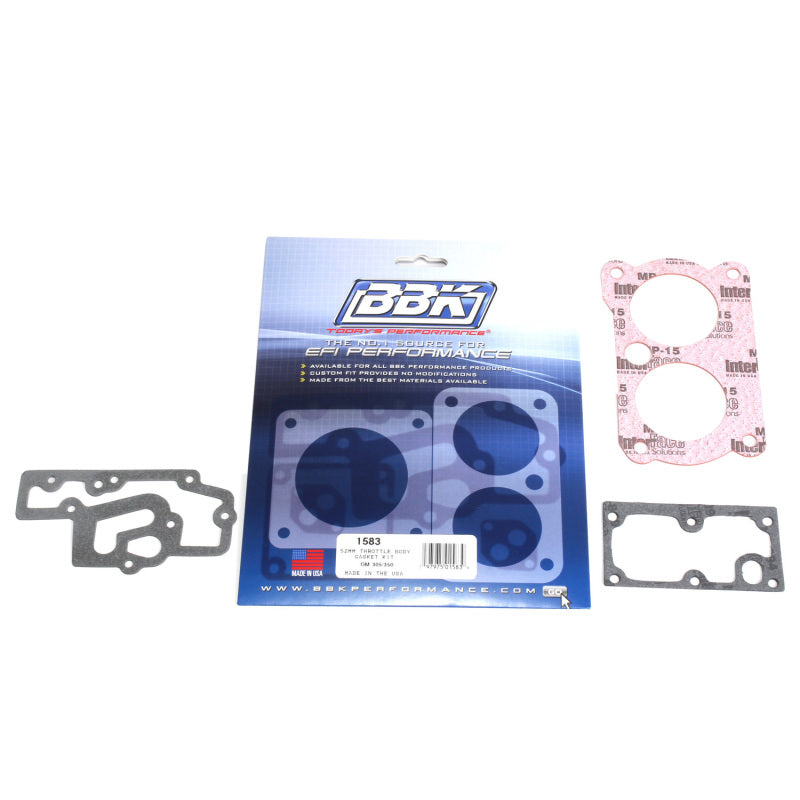 BBK 85-97 GM 305350 LT1 Twin 52mm Throttle Body Gasket Kit AJ-USA, Inc