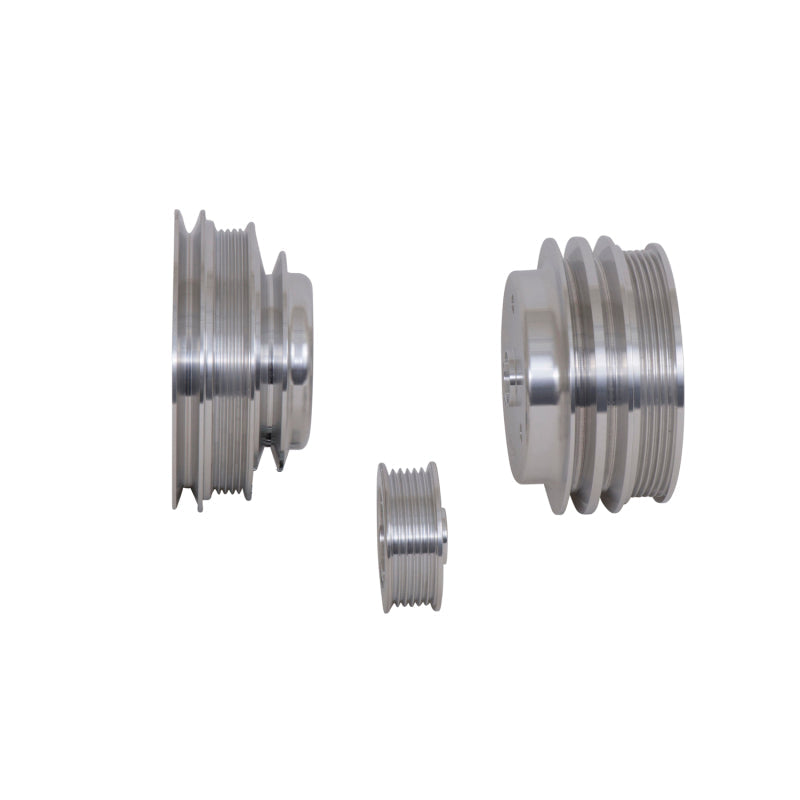 BBK 85-97 GM Truck 305 350 Underdrive Pulley Kit - Lightweight CNC Billet Aluminum (3pc) AJ-USA, Inc