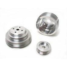 Load image into Gallery viewer, BBK 85-97 GM Truck 305 350 Underdrive Pulley Kit - Lightweight CNC Billet Aluminum (3pc) AJ-USA, Inc