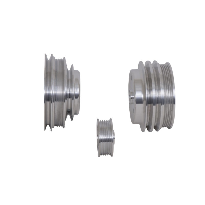 BBK 85-97 GM Truck 305 350 Underdrive Pulley Kit - Lightweight CNC Billet Aluminum (3pc) AJ-USA, Inc